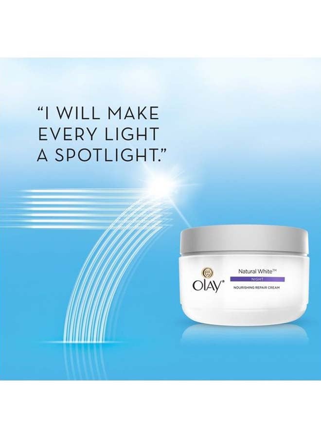 Olay Natural White Night Nourishing Repair Cream 50grams - Image 4