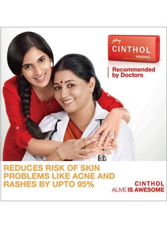 Cinthol Original Deodorant And Complexion Bath Soap 100g Pack of 6  - Image 4