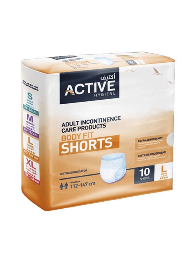 Active - Adult Diaper Pants Large 10 Pieces, Waist Size 112-147 cm - Image 1