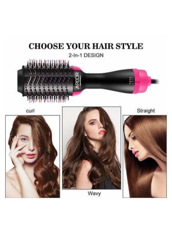 Ardor Professional One Step Hair Dryer & Volumizer Black/ Pink  - Image 5