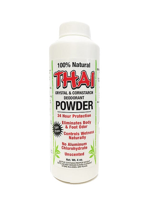 Crystal And Cornstarch Deodorant Powder