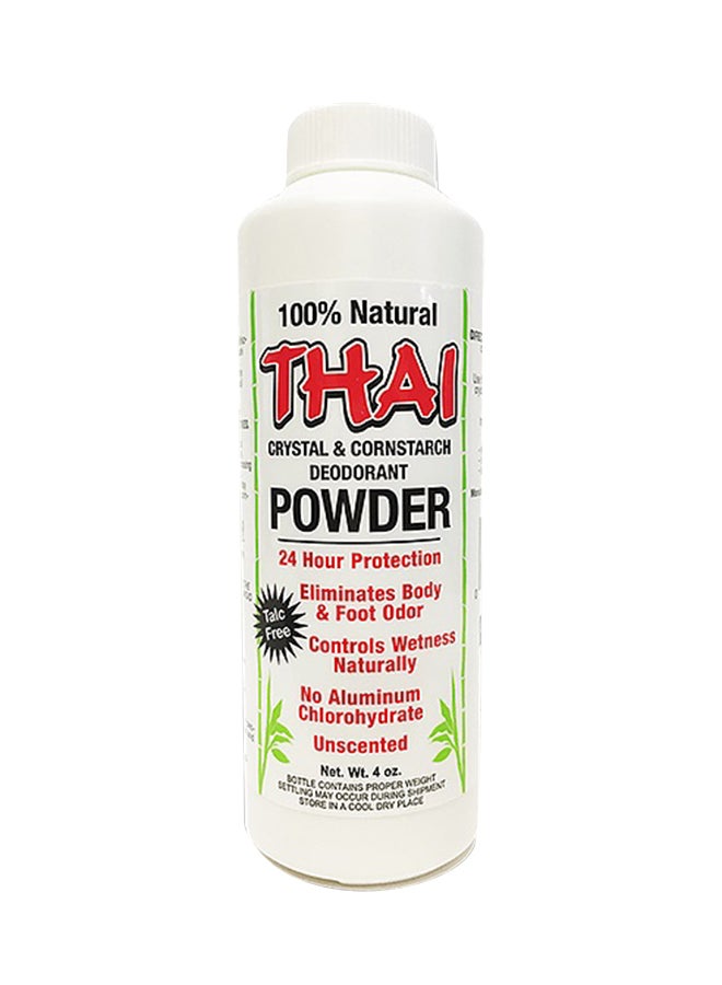 Crystal And Cornstarch Deodorant Powder