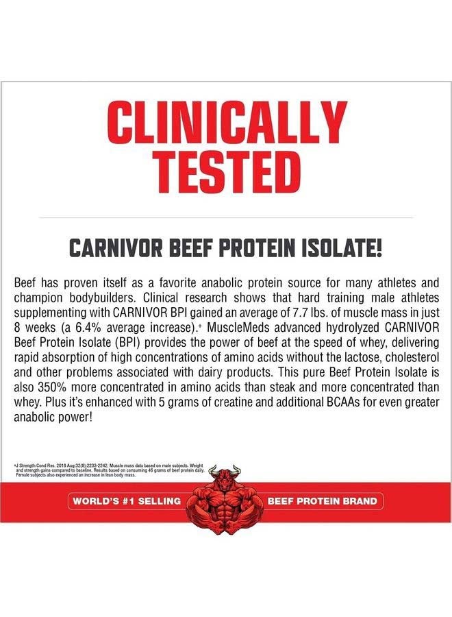 MUSCLEMEDS Carnivor Beef Protein Isolate Powder  - Image 4