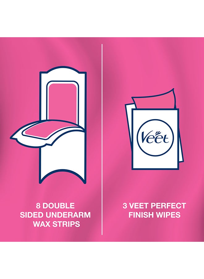 Veet - Pure Underarm Wax Strips 16 - Image 1