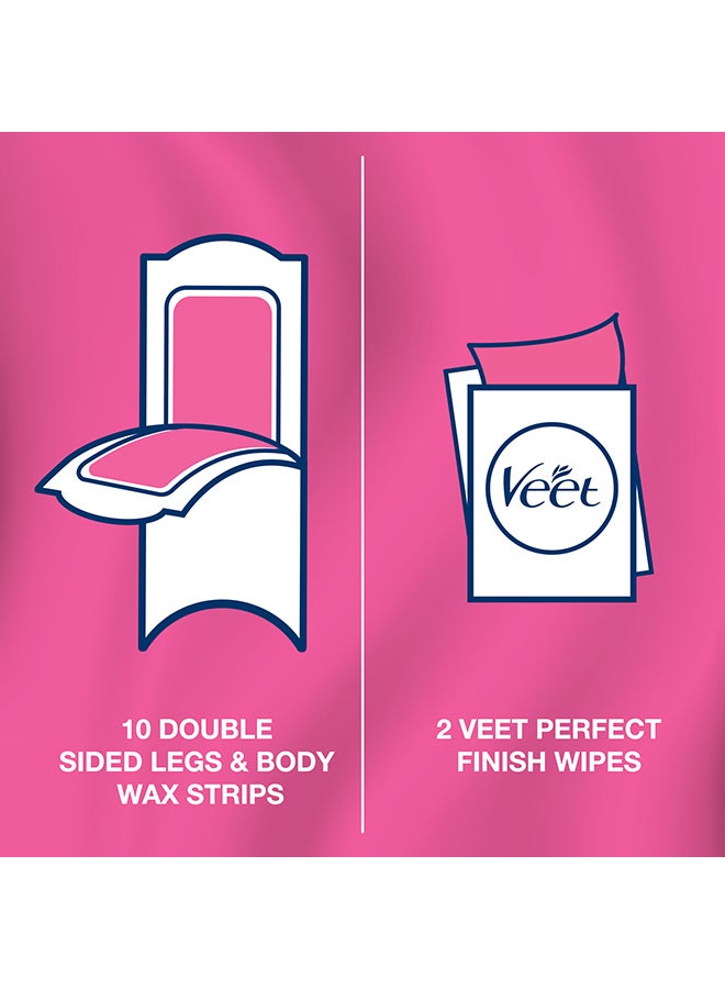 Veet Pure Legs And Body Wax Strips 20 Strips  - Image 4