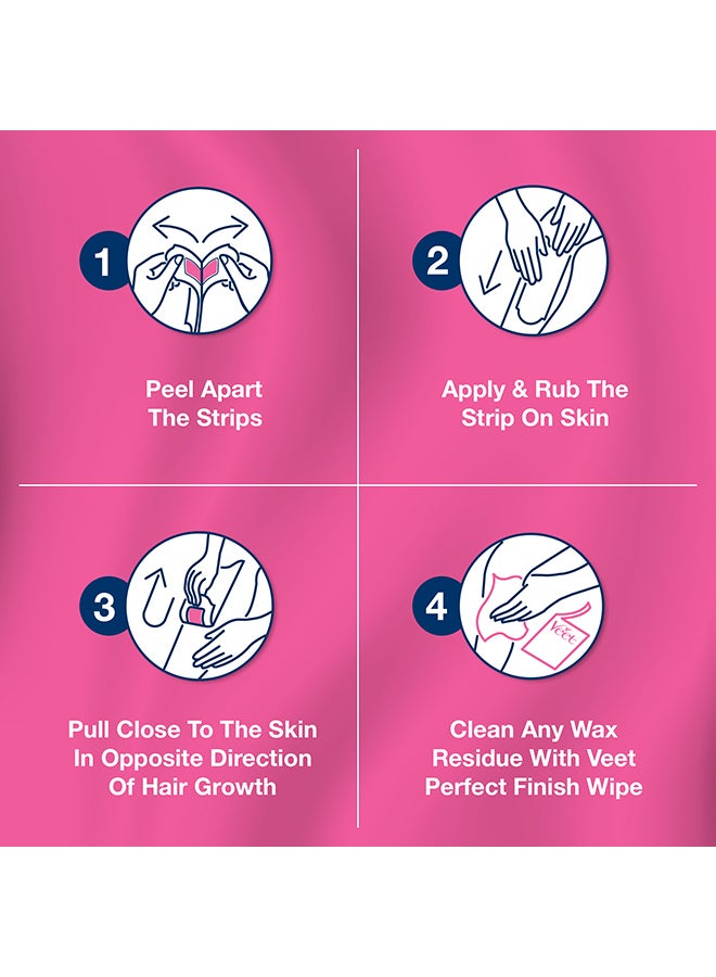 Veet Pure Legs And Body Wax Strips 20 Strips  - Image 5