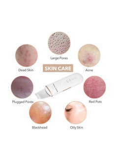 Rock Pow Face Skin Cleansing Scrubber white  - Image 4