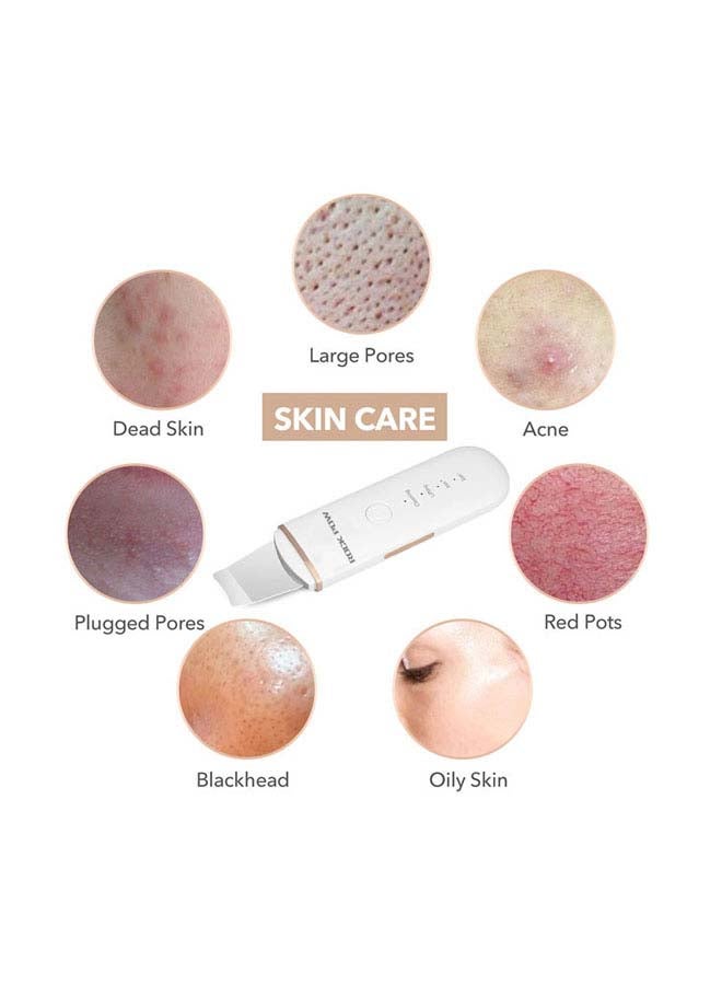 Rock Pow Face Skin Cleansing Scrubber white  - Image 4