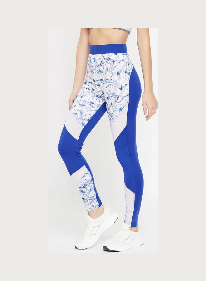 كلوفيا Snug Fit Ankle-Length Printed Active Tights