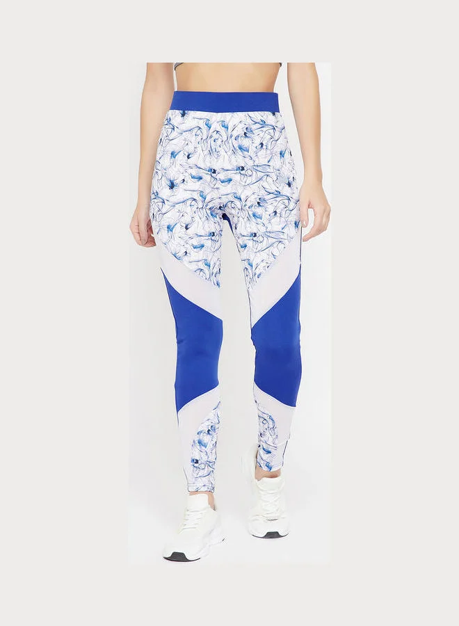 كلوفيا Snug Fit Ankle-Length Printed Active Tights