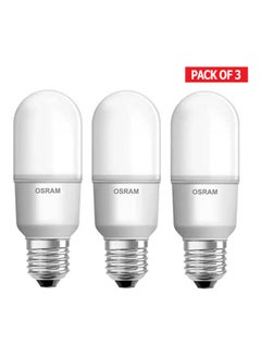 Osram 3-Piece Led Value Stick 9 W/4000K E27 Screw Base Bulb Cool White  - Image 1