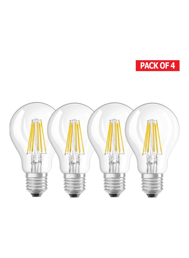 أوسرام مصباح ليد ستار كلاس أ 4 قطع بقاعدة 60 لولبية 7 وات 2700 كلفن E27 - Image 1