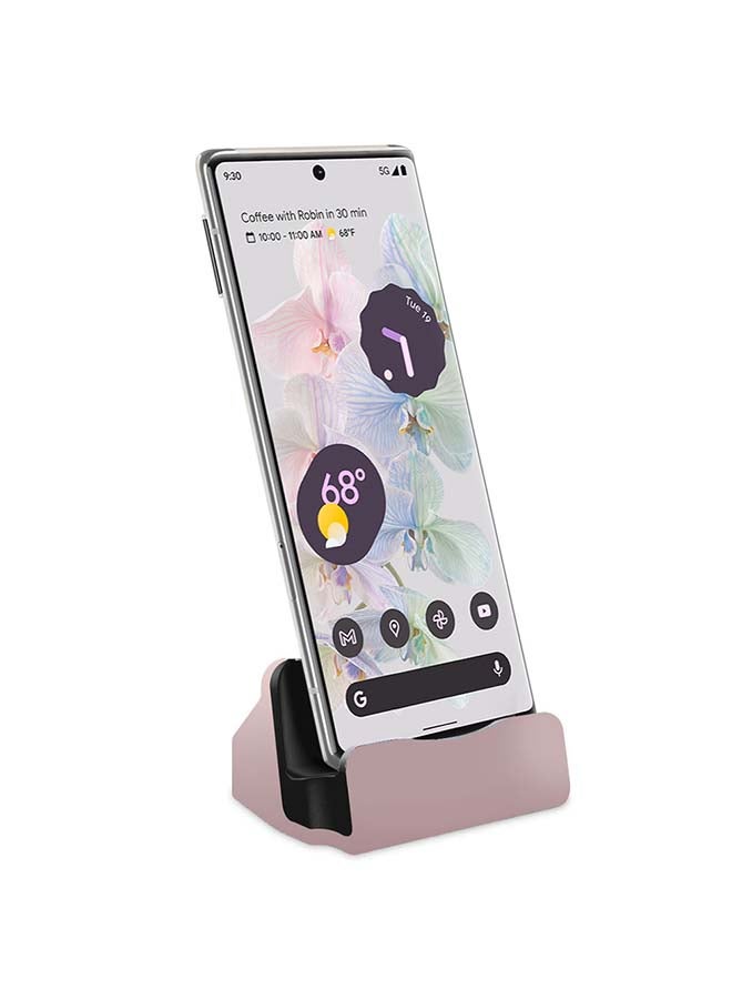 MARGOUN - Type-C Wireless Charging Dock Stand For Google Pixel 6 Series Rose Gold - Image 1