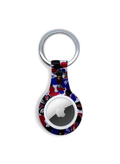 Silicone Protective Case Cover For Apple Airtags Wireless Tracker With Antilost Keyring Ape