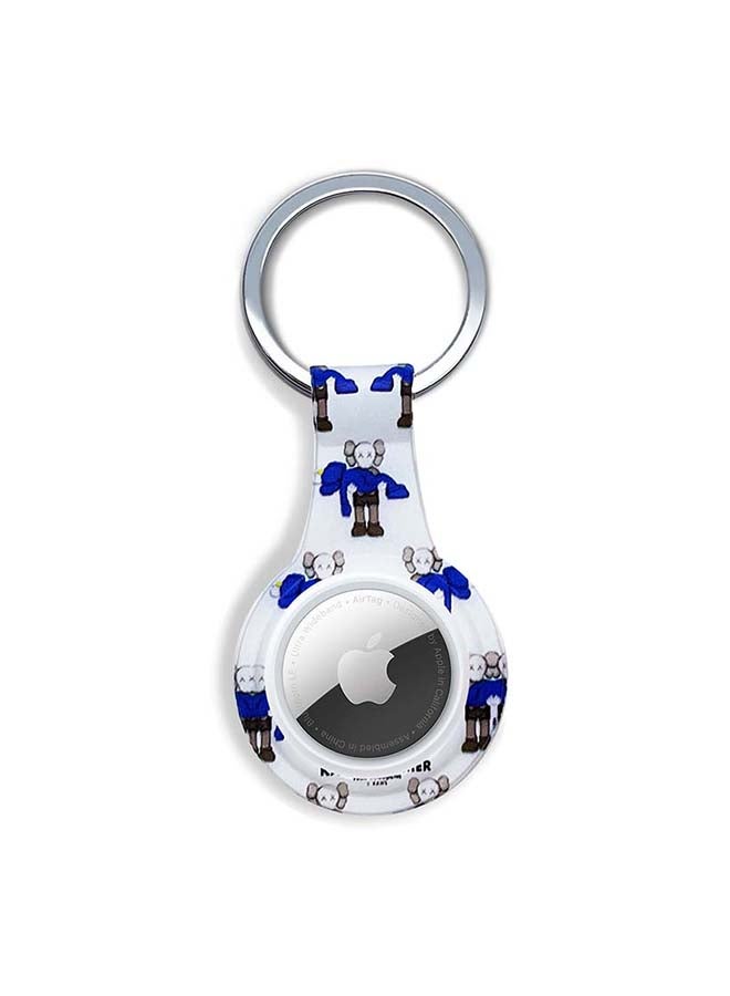 Theodor Silicone Protective Case Cover For Apple Airtags Wireless Tracker With Antilost Keyring Teddy  - Image 1