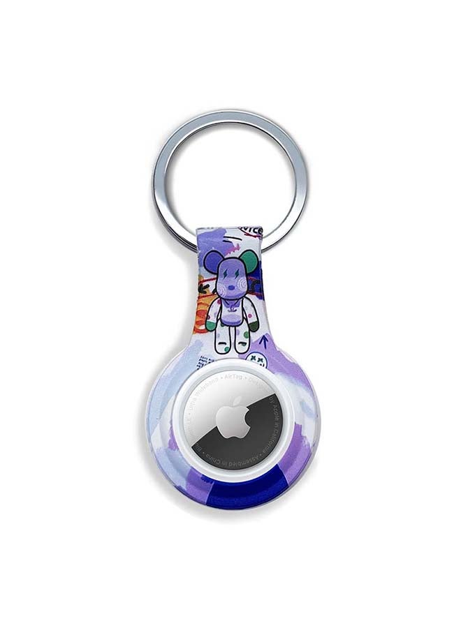 Theodor - Silicone Protective Case Cover For Apple Airtags Wireless Tracker With Antilost Keyring Teddy 1 - Image 1