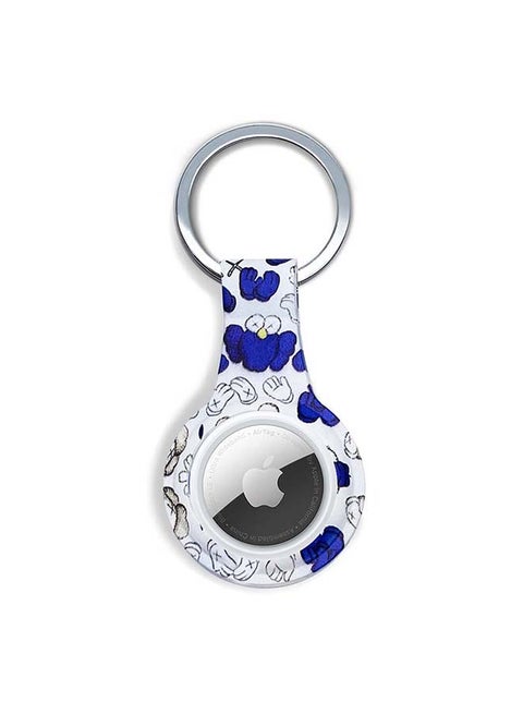 Silicone Protective Case Cover For Apple Airtags Wireless Tracker With Antilost Keyring Teddy 3