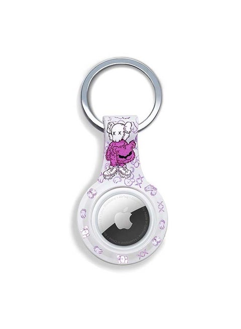 Silicone Protective Case Cover For Apple Airtags Wireless Tracker With Antilost Keyring Teddy 7