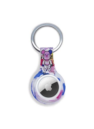 Silicone Protective Case Cover For Apple Airtags Wireless Tracker With Antilost Keyring Teddy 10 - v1638766588/N52082950A_1
