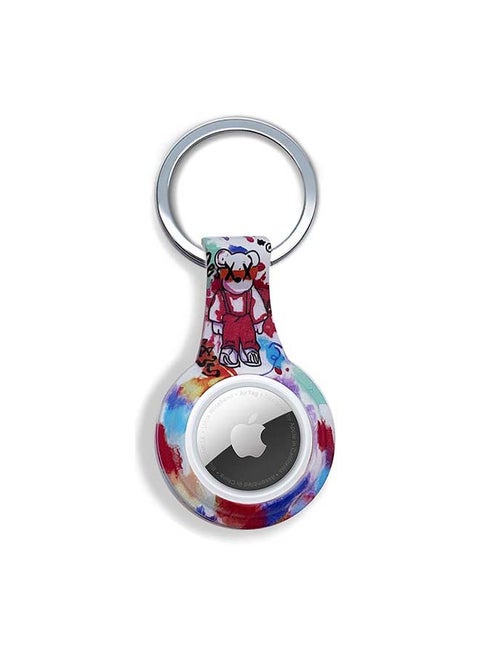 Silicone Protective Case Cover For Apple Airtags Wireless Tracker With Antilost Keyring Teddy 11