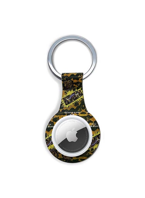 Silicone Protective Case Cover For Apple Airtags Wireless Tracker With Antilost Keyring Oreo