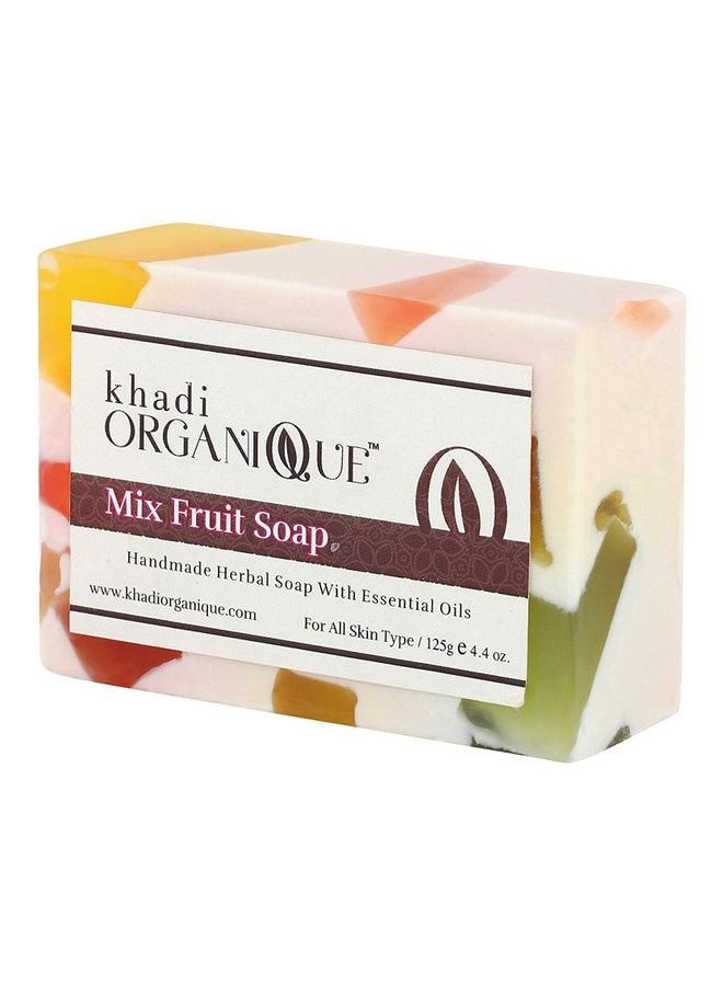 كادي أورجانيك حزمة من 4 قطع صابون فواكه مصنوع يدويا متعدد الألوان 4x125جرام - Image 3