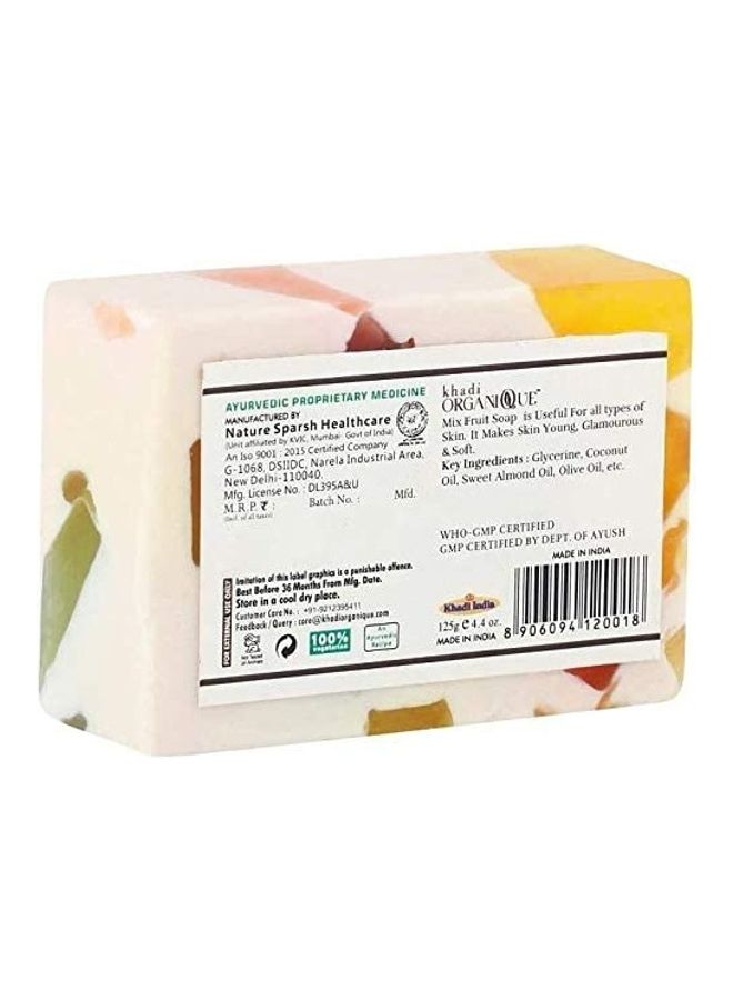 كادي أورجانيك حزمة من 4 قطع صابون فواكه مصنوع يدويا متعدد الألوان 4x125جرام - Image 4