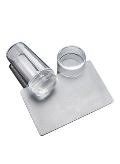 Nail Art Stamping Stamper Polish Kit Clear