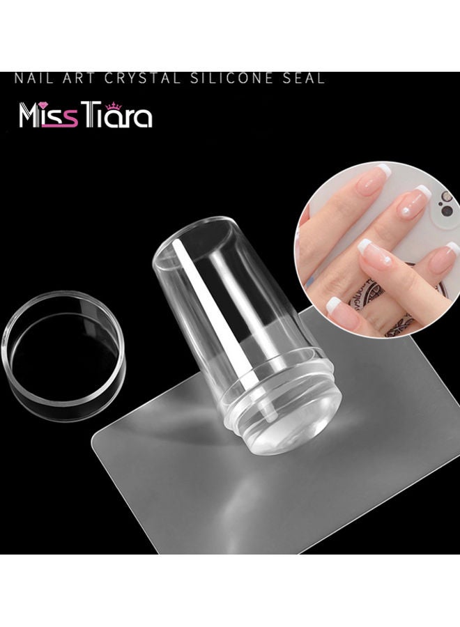 MissTiara - Nail Art Stamping Stamper Polish Kit Clear - Image 1