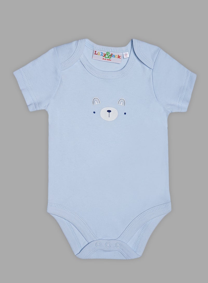 lily and jack - 5 Piece Baby Combo Set Powder Blue - Image 1
