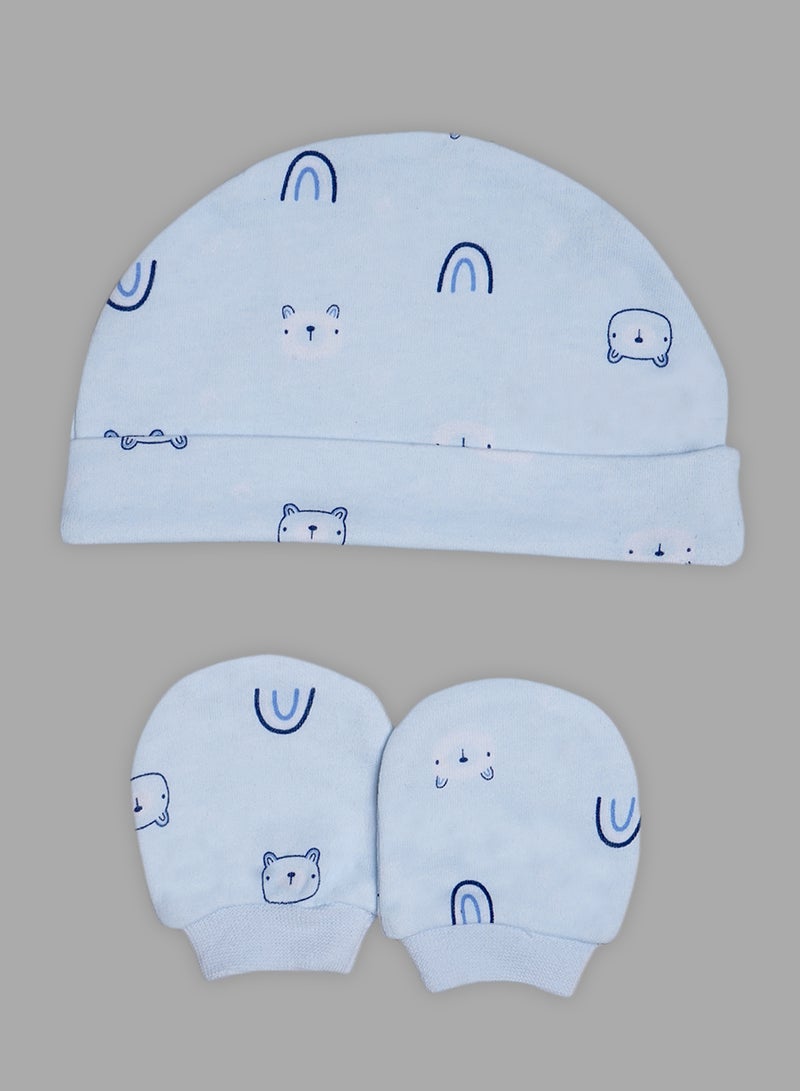 lily and jack - 5 Piece Baby Combo Set Powder Blue - Image 1
