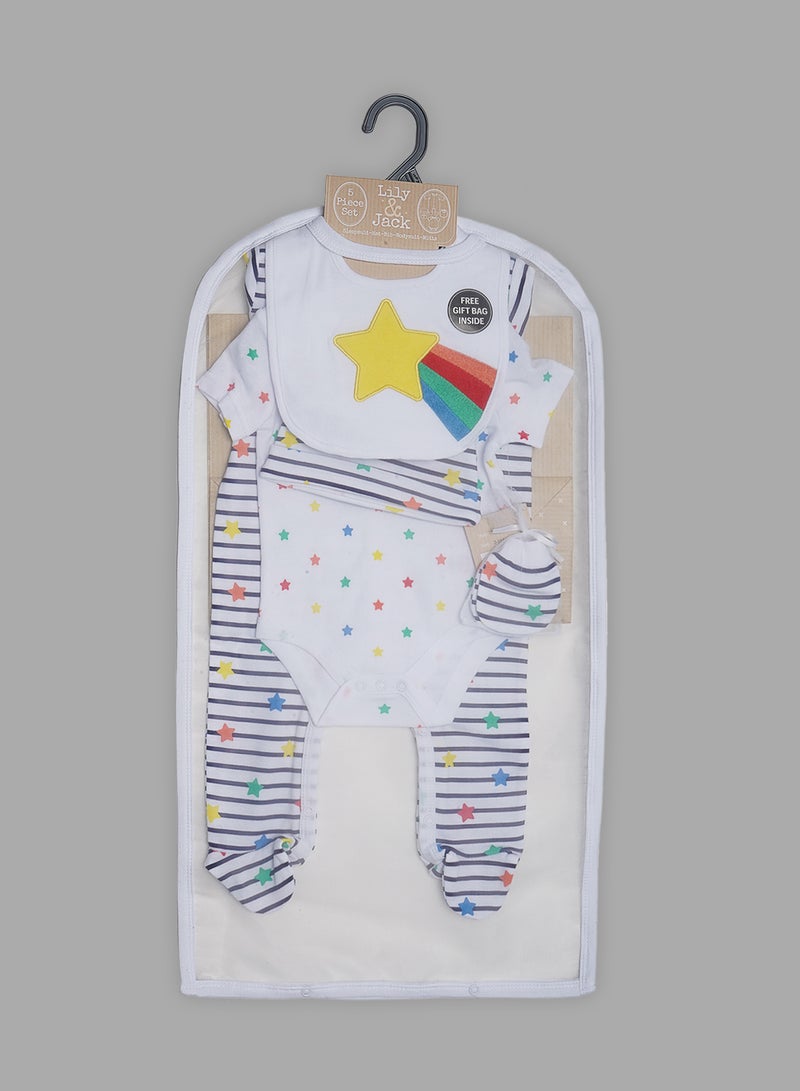 lily and jack - 5 Piece Baby Combo Set Multicolour - Image 1