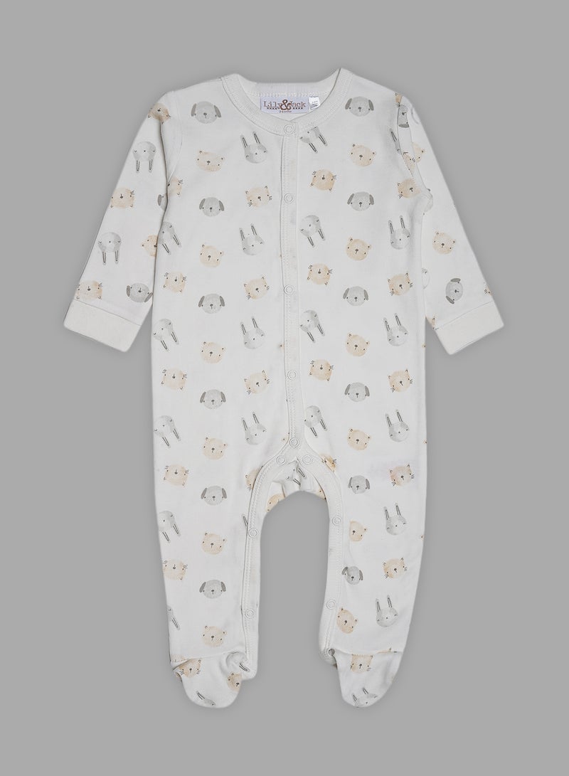 lily and jack - 5 Piece Baby Combo Set Cream - Image 1