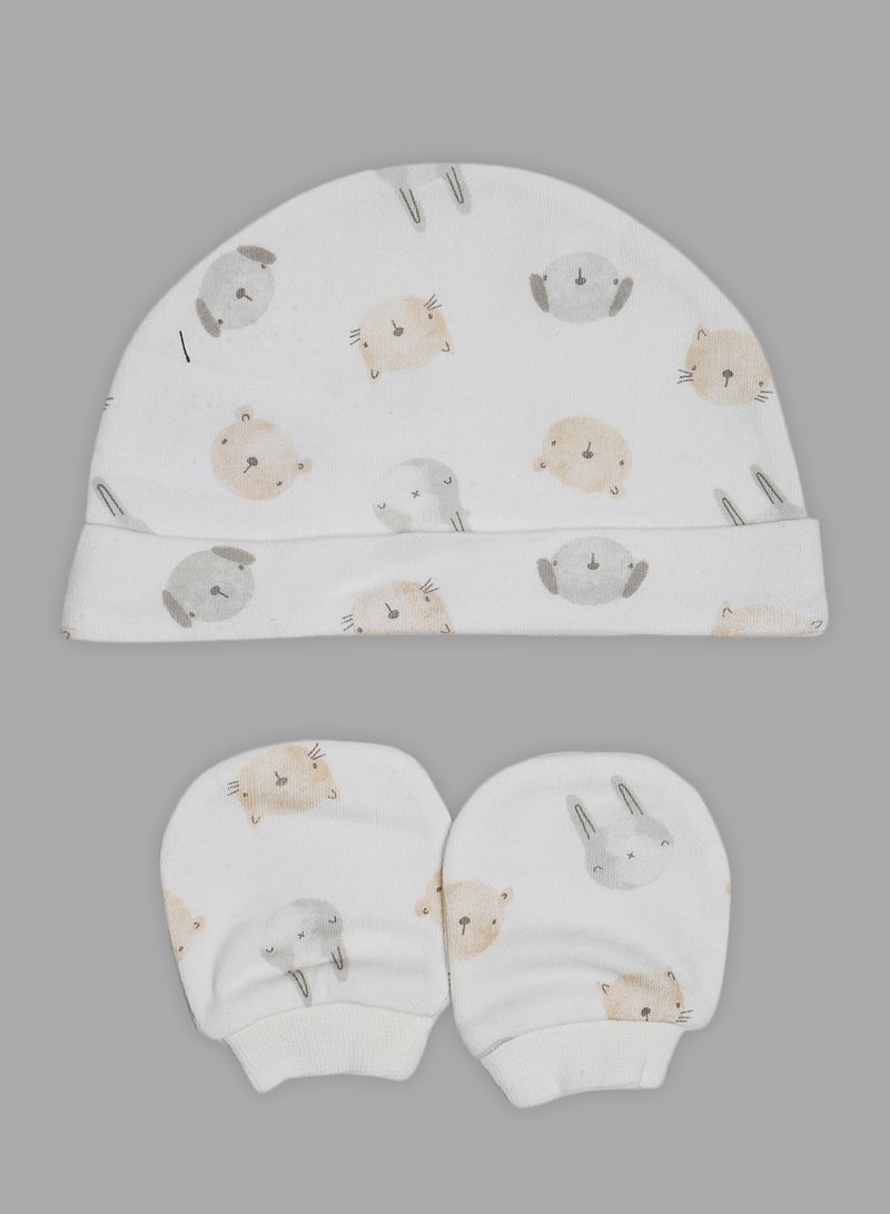 lily and jack - 5 Piece Baby Combo Set Cream - Image 1