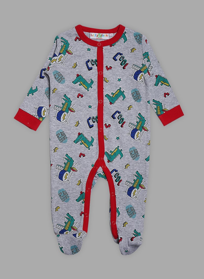 lily and jack - 5 Piece Baby Combo Set Grey - Image 1