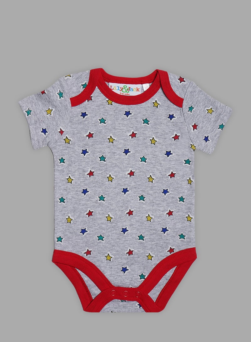lily and jack - 5 Piece Baby Combo Set Grey - Image 1