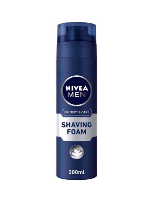 Men Protect And Care Shaving Foam, Aloe Vera And Provitamin B5 200ml