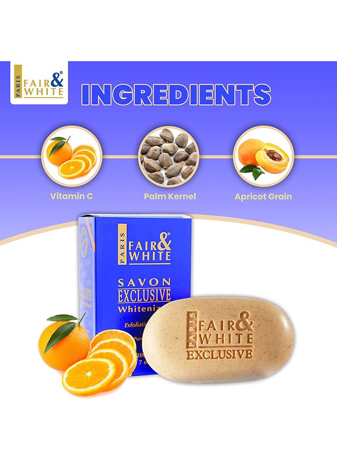 Fair and White - Savon Exclusive Whitenizer Vitamin C Exfoliating Soap 200grams - Image 1