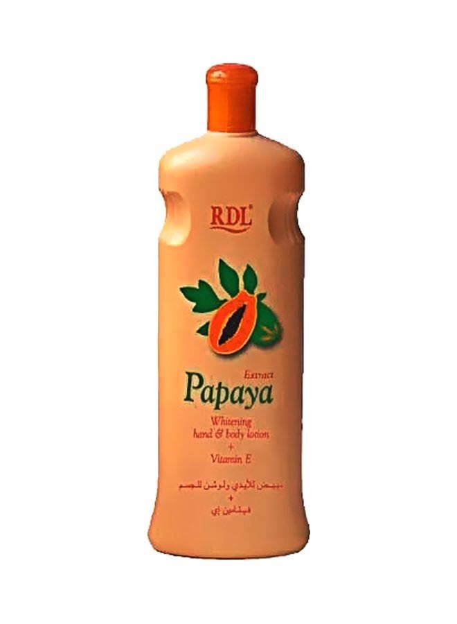 RDL - Papya Whitening Hand And Body Lotion 600ml - Image 1