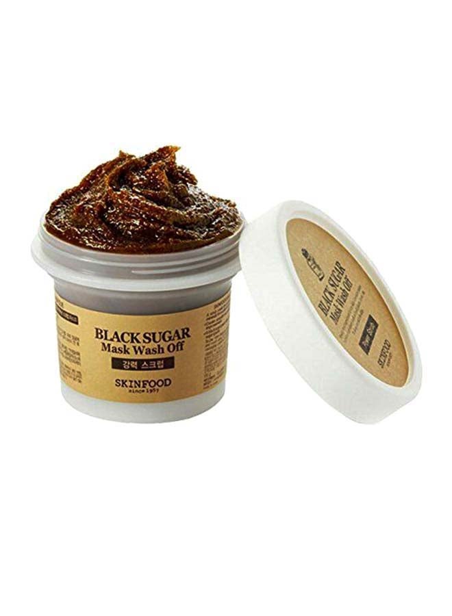 Sugar Mask Wash Off Exfoliator Black