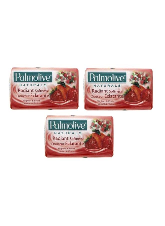 Palmolive - Natural Soap Natural Yoghurt And Fruit With Strawberry Juice And Yoghurt Pack Of 6 120grams - Image 1