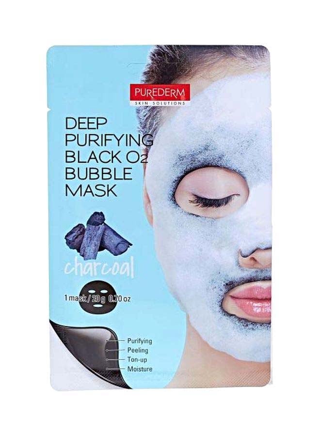 بيور ديرم قناع فقاعات بالفحم الأسود للتنقية العميقة - Image 1