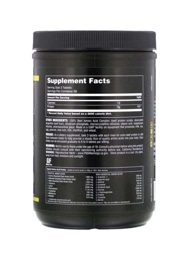 UNIVERSAL NUTRITION - 100% Beef Amino 200 Tablets - Image 1