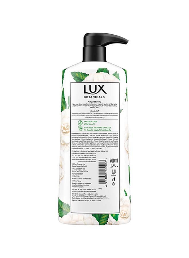 Lux - Botanicals Body Wash Skin Detox With Nourishing Camellia And Aloe Vera For Soft Natural And Fragrant Skin White 700ml - Image 1