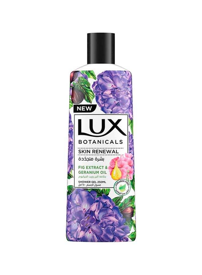 Lux - Botanicals Perfumed Body Wash for Skin Renewal with Fig Extract And Geranium Oil 250ml - Image 1