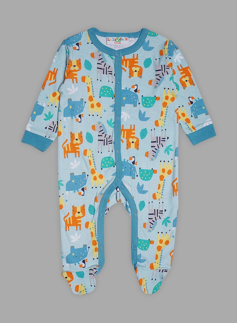 lily and jack - 5 Piece Infant Combo Set Baby Blue - Image 1