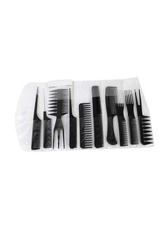 10-Piece Professional Salon Hair Comb Set Black - v1638784317/N13771257A_2