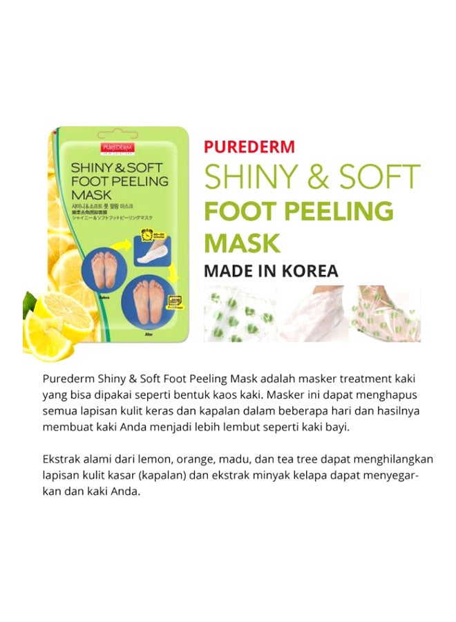 Purederm Shiny & Soft Foot Peeling Mask 25centimeter - Image 2