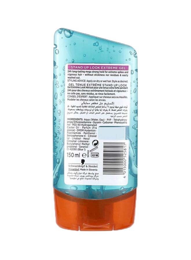 Schwarzkopf Stand Up Look Power Gel Blue 150ml - Image 2