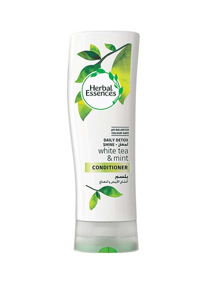Herbal Essences - Daily Detox Shine White Tea And Mint Conditioner White 360ml - Image 1